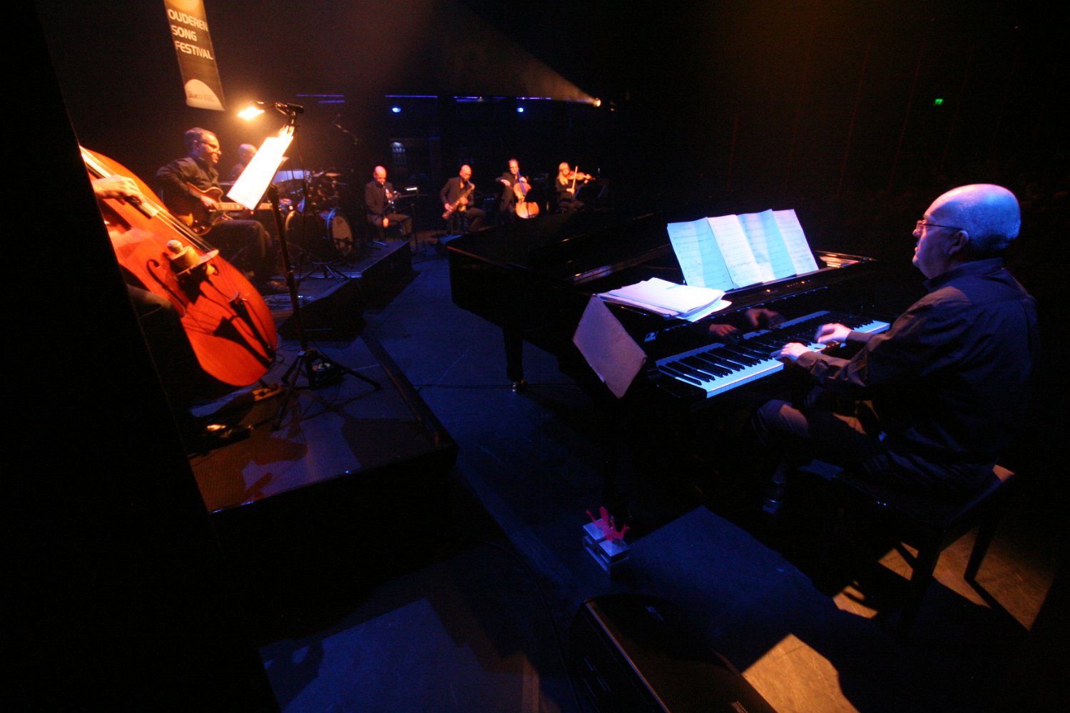 OSF2016-048 Ouderen Songfestival Orkest 2016 olv pianist Kees van Zantwijk