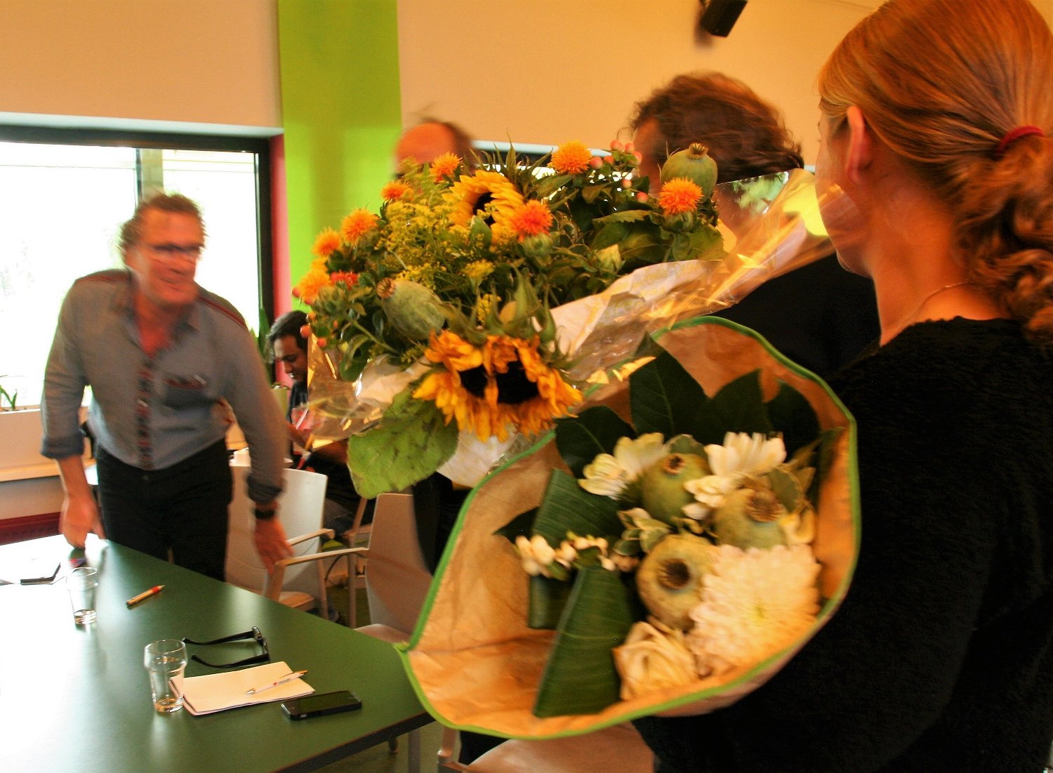 Bloemen voor de jury